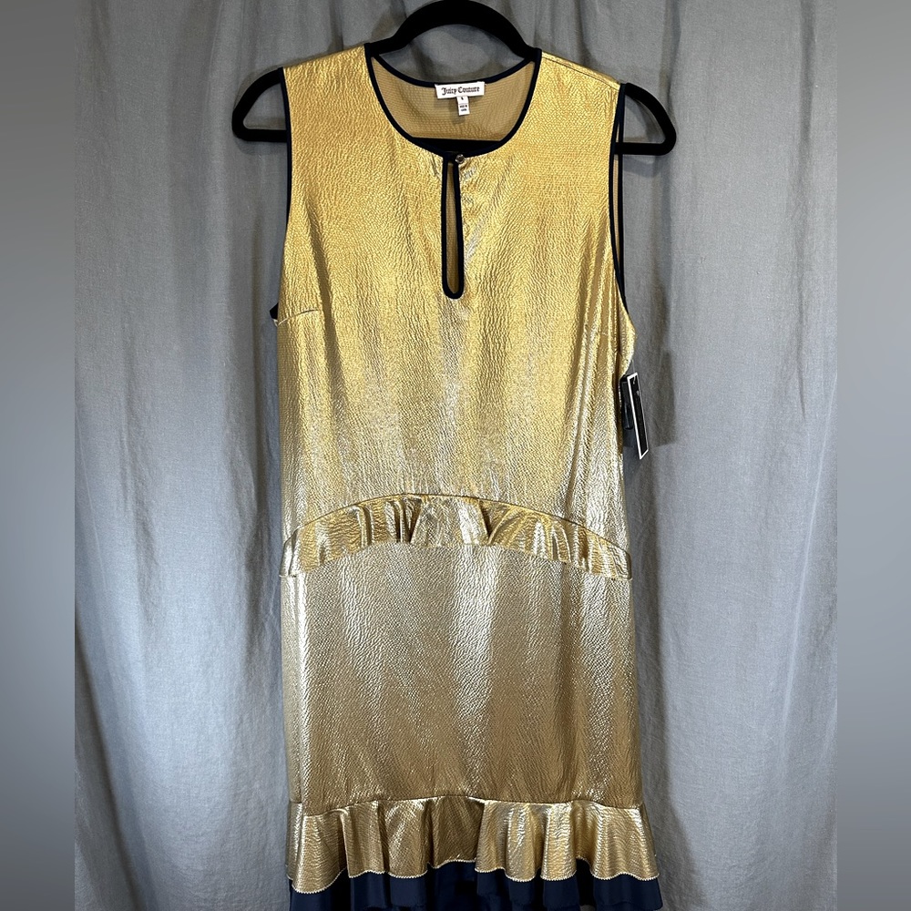 NWT Juicy Couture Hammered Silk Tank Dress
